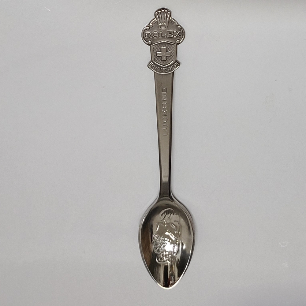 Rolex Bucherer Jewelers Vintage Lucerne, Switzerland SS Collectors Spoon - Picture 7 of 8